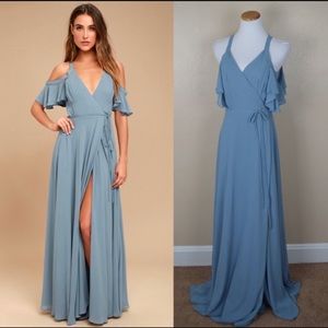 Lulus Slate Blue Easy Listening